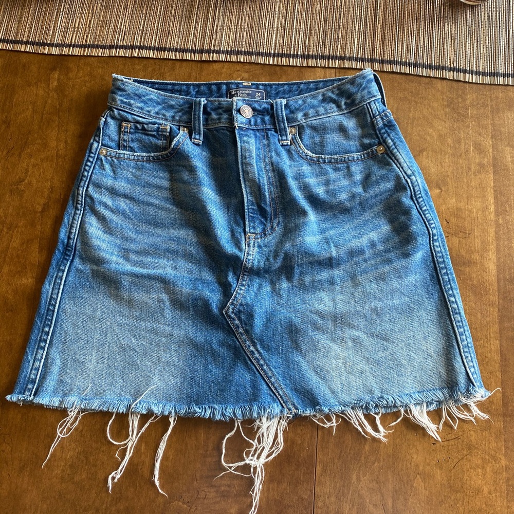 Abercrombie Jean Skirt
